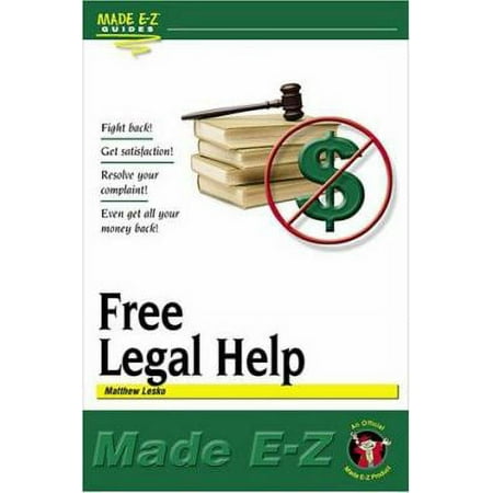 Pre-Owned Free Legal Help Made E-Z (Paperback) 1563825082 9781563825088