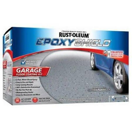 Epoxyshield Gray Garage Floor Kit 2 Part Waterborne Epoxy Resin
