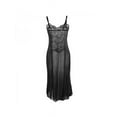 thumbnail image 4 of Topumt Women Sexy Chiffon Lingerie Nightgown Dress Plus Sizes Sleepwear, 4 of 6