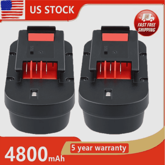 2X Battery HPB14 Replace for B D 4.8Ah 14.4 Volt NiMH FIRESTORM FSB14 A14 NEW