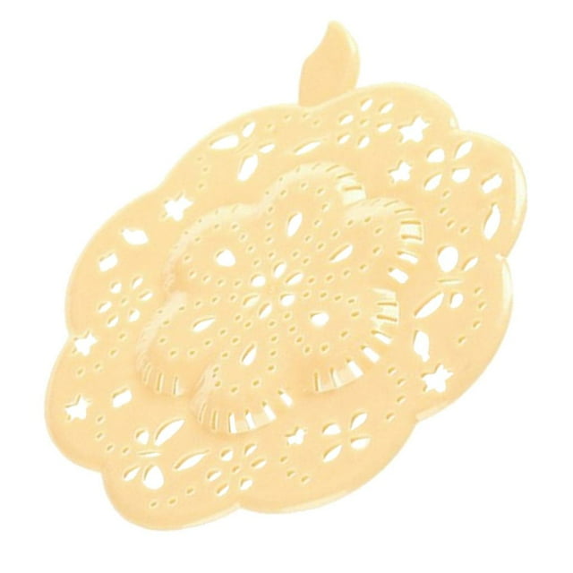 Fregadero de Cocina BLESIY Colador de Alimentos Tapón de Drenaje Amarillo Filtro de fregadero