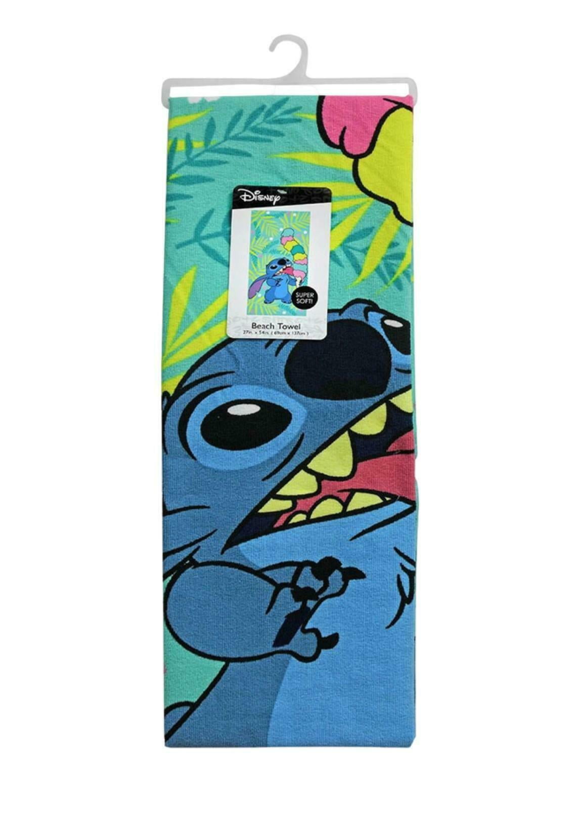 Stitch Kids Beach Towel Measures 27 x 54 inches on eBid United