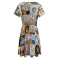 thumbnail image 5 of Hilma Af Klint Montage Women's Dress Short Sleeve Summer Sundress Summer Women Clothes, 5 of 7
