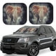 thumbnail image 1 of Fotbe Elephant in Smoke Juego de 2 Piezas de Parasoles para Parabrisas | Bloqueador Solar para Auto | Accesorios Plegables para Protección Solar Interior-Medium, 1 of 6
