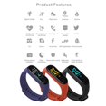 thumbnail image 3 of M4 Montre Intelligente Bande de Surveillance de la Fréquence Cardiaque Rappel de Message de Surveillance de la Condition Physique Bracelet d'Écran Coloré Bande de Sport, 3 of 5
