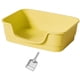 thumbnail image 3 of Cajas de arena para gatos con la parte abierta Bandeja de arena tamizadora Bandeja de arena para gatos fácil de limpiar Bandeja de arena para amarillo, 3 of 9