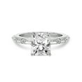 thumbnail image 3 of IGI Certified 2 Carat Radiant Shape Lab Grown Diamond Engagement Ring | 14K White Gold | Kimberly Baguette Side Stone Diamond Ring | FG-VS1-VS2 Quality Friendly Diamonds, 3 of 6