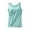 111#Green, variant on Cotton Camisole Tops for Women Built in Bra Spaghetti Strap Tank Top with Shelf Bra Cami Undershirt Pink XL