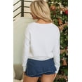 thumbnail image 3 of FOLUNSI Sparkle in Style: Merry White Christmas Sweater - Stand Out Festively!, 3 of 8