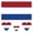 A001- A, variant on Patriotic Party Favors, Red White and Blue Party Decorations, Patriotic, Waterproof, 2.5X2.5 Inch Korean Flag Face for Adults, Ideal for National Themed Gatherings and Casual