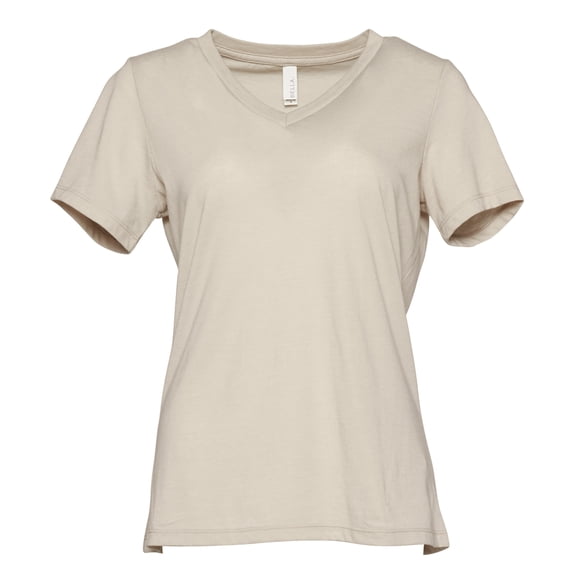 6 Pack: BELLA CANVAS Women's Relaxed V-Neck Heather T-Shirt