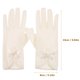 thumbnail image 5 of KAKOWELY 1 par de guantes de novia para boda, guantes de satén para mujer, guantes con lazo para fiesta de graduación y té., 5 of 5