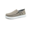 thumbnail image 4 of Mens Slip On Shoes Lighweight Canvas Shoes Casual Driving Walking Deck Shoes, 4 of 4
