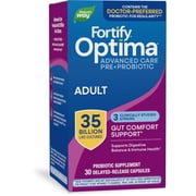 Nature's Way Fortify Optima Probiotic Capsules, 35 Billion Live Cultures, Gut Comfort*, Unisex, 30ct