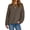 Coffee, variant on Arach&Cloz Women's Wool Blend Oversized Sweaters Crewneck Casual Fall Outfits Fashion Tops