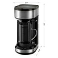thumbnail image 4 of Chefman Froth + Brew Coffee Maker, K-Cup Pods & Grounds, Compact 20 oz, Mug & Filter Included, 4 of 7