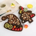 thumbnail image 6 of Christmas Charcuterie Board Deer Tree Xmas Cap Shaped Snack Tray Wood Bread Charcuterie Board Baking Board Serving Plate for Vegetables Display Holidays Party Decor, 6 of 9