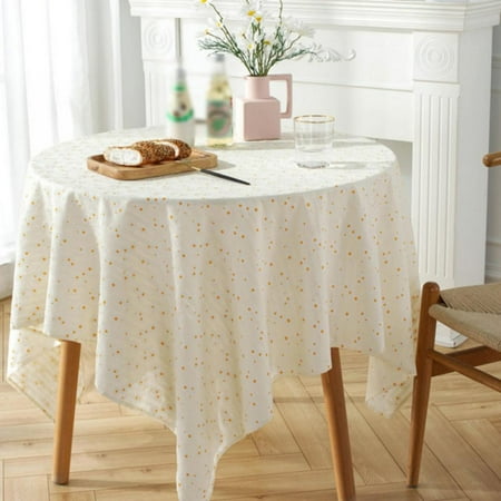 

Clearance! Decorative Table Cloth Linen Flower Print Tablecloth Round Dining Table Cover Table Cloths Obrus Tafelkleed mantel mesa nappe