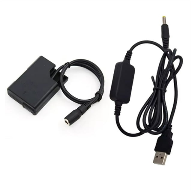 USB Adaptador de Cable de Carga EN-EL14 Batería Ficticia EP-5A Acoplador de CC para P7000 P7800 D5500 D5600 D3300 D5300 Cámara