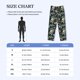 thumbnail image 4 of Fotbe Watercolor Floral Pantalones de Pijama para Hombre, Pantalones de Dormir, Pantalones de Casa con Cintura Ajustable y Bolsillos-Large, 4 of 6