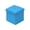 Blue 11.8"x11.8"x11.8", variant on Folding Storage Ottoman Cube, Faux Leather Footrest Seat Coffee Table, Brown 11.8"x11.8"x11.8"