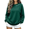 thumbnail image 3 of WXLWZYWL Women's Christmas Graphic Sweatshirt Fall Winter Crewneck Long Sleeve Holiday Pullover Loose Fit Warm Sweatshirts, 3 of 6