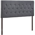thumbnail image 5 of Modway Clique Queen Upholstered Fabric Headboard in Smoke, 5 of 5