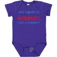 thumbnail image 3 of Inktastic What Happens at Grandma's Boys or Girls Baby Bodysuit, 3 of 5