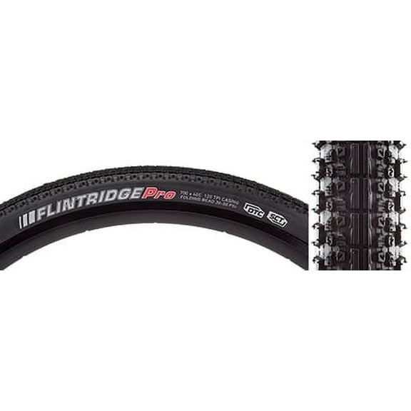 Kenda Flintridge Pro Gravel Tire 700 x 40 DTC KSCT 120 TPI Folding Bead Black