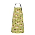 thumbnail image 2 of Fuzoiu Running Beagle Print Adjustable Waterproof Apron with Pockets,Waterproof Apron for Cooking, Gardening, and Art Projects, 2 of 8