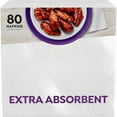 thumbnail image 4 of Extra Absorbent Premium Paper Napkins, 80 Count, Disposable Napkins Made Soft And Strong For Messy Meals And Everyday Use, 4 of 5