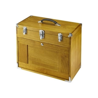Locking Tool Chest: 3 Smooth-Open Drawers, 8.6″ Deep x 11.9″ High x 20.5″  Wide