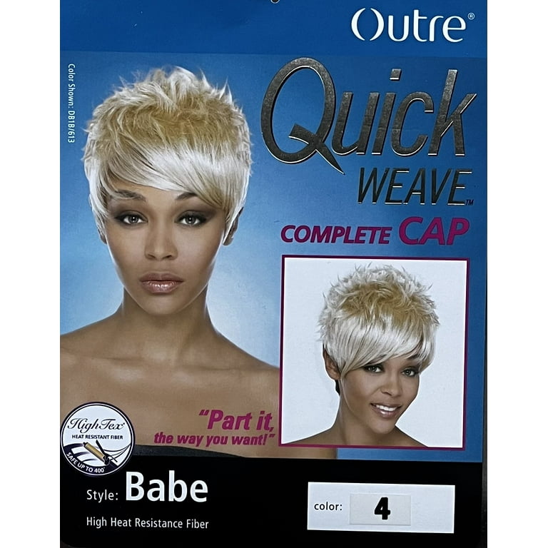 Outre Quick Weave Complete Cap wig -Style:BABE COLOR #4