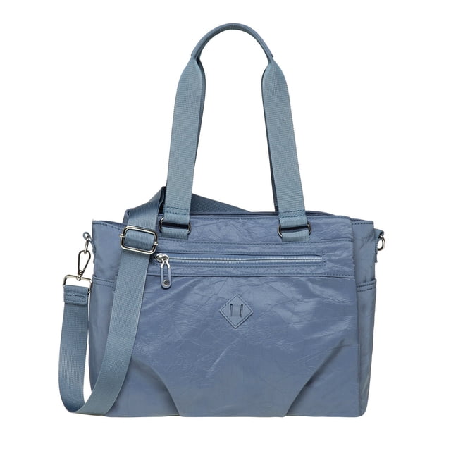Bolso de mano para mujer: bolso de hombro elegante y funcional y bandolera(2515-AZUL CLARO)