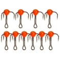 thumbnail image 7 of 10Pcs/Box Mini Ice Fishing Hook Rust-resistant High Carbon Steel Good Toughness Solid Treble Hooks for Fishing, 7 of 7