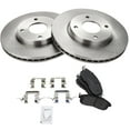 thumbnail image 3 of TRQ Front Brake Pad & Rotor Kit Brake Pads Brake Rotor Ceramic Fits Select 2009-2014 Nissan Cube 2007-2012 Sentra Versa, 3 of 4