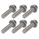 thumbnail image 5 of 20 piezas M10x1.5 Tornillos A2‑70 Tornillo de cabeza hexagonal con brida de acero inoxidable con junta DIN6921M10x40, 5 of 9