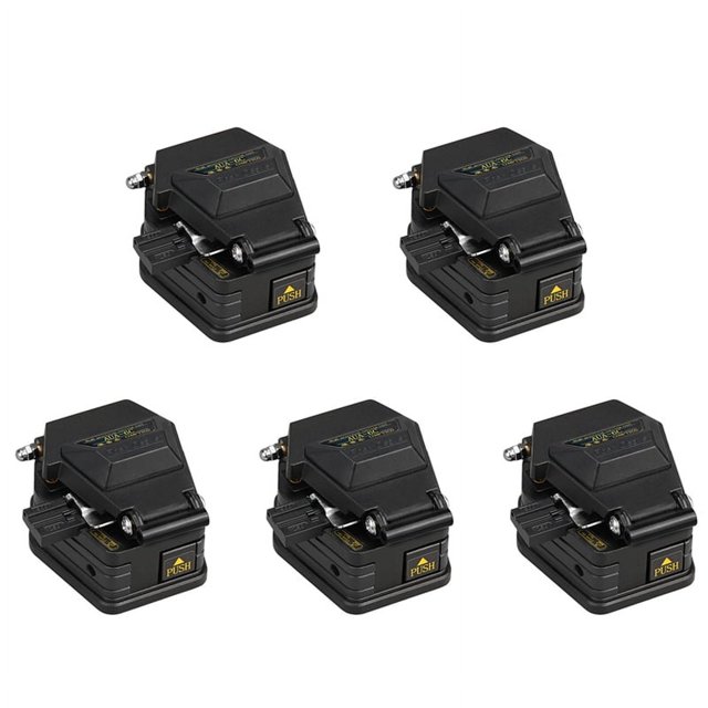 5X Fiber Cleaver -6C Cable Cutting Knife FTTT Fiber Optic Knife Tools Cutter High Precision Cleavers 16 Blade