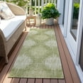 thumbnail image 6 of Addison Rugs Chantille Indoor/Outdoor Transitional Ikat Aloe Washable Runner Rug, 2'3" x 7'6", 6 of 6