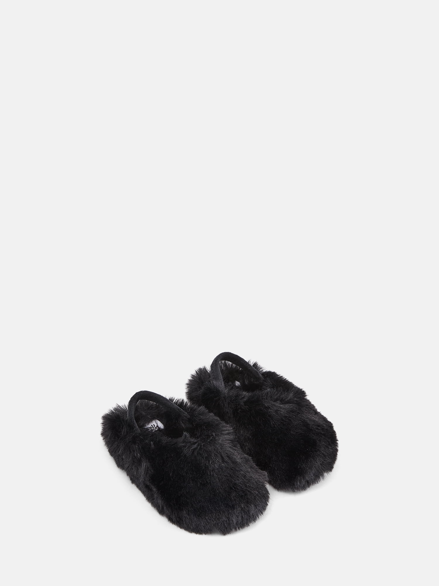 Wonder Nation Toddler Girls Faux Fur Slingback Mules