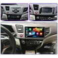 thumbnail image 4 of RoverOne 4+64GB Car Stereo CarPlay GPS Navigation Bluetooth for Honda Civic 9 FB FK FD 2011-2015 Android Touch Screen Player, 4 of 4