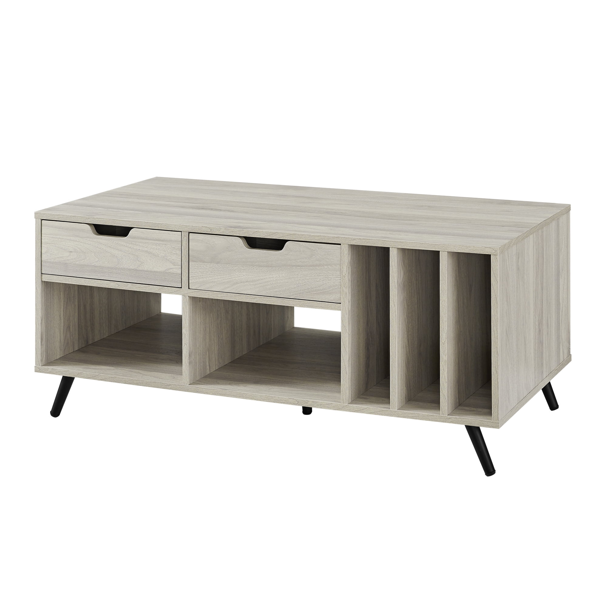 Clifford Birch 2 Drawer Storage Coffee Table by Manor Park
