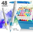 thumbnail image 4 of Nail Art Pens Set, Acrylic Paint Nail Art Markers Polish Pen for 3D Nail Art, Drawing Painting Point Liner Brush Quick Dry Waterproof Nail Art Tools for DIY Nails Art Design, 4 of 5