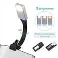 thumbnail image 5 of 5X E-Book Recargable Luz LED para Papel Nueva Lámpara de Lectura USB Clip de Lámpara de Luz de Libro para El Dormitorio de Viaje Lector 3Model, 5 of 5