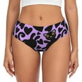 thumbnail image 1 of Fotbe Cartoon Black Cats Calzones Estampados para Mujer – Ropa Interior de Algodón, Cómoda, Suave y Elástica-3X-Large, 1 of 6