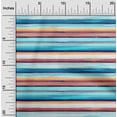 thumbnail image 2 of oneOone Polyester Spandex Teal Blue Fabric Abstracts Craft Projects Decor Fabric Printed By The Yard 56 Inch Wide, 2 of 5
