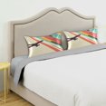 thumbnail image 3 of Yayeee Pillowcase Queen Size Set of 2 Satin Wrinkle Resistant Pillow Case, Colorful Plane Stripes, 3 of 7
