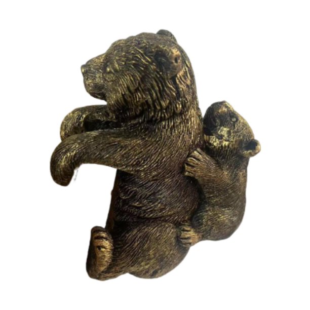 Figura decorativa linda maceta micro paisajismo decoración resina planta maceta decoración oso