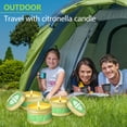 thumbnail image 7 of LA BELLEFÉE Citronella Scented Candles, 6-Pack Outdoor Candles in Green Tins, 15oz Total for Patio Garden Camping, 7 of 7