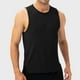 thumbnail image 1 of pstuiky Camiseta sin mangas para hombre, Pantalones cortos deportivos y de fitness de cuello redondo de color liso para hombre. Camisas de hombre m, 1 of 5